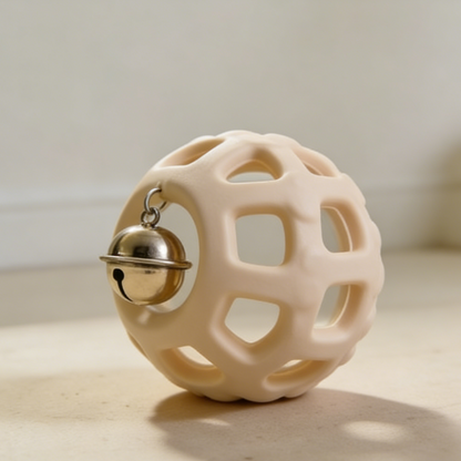 Minimalist Hollow Bell Ball for Dogs & Cats | Safe Interactive Chew Toy